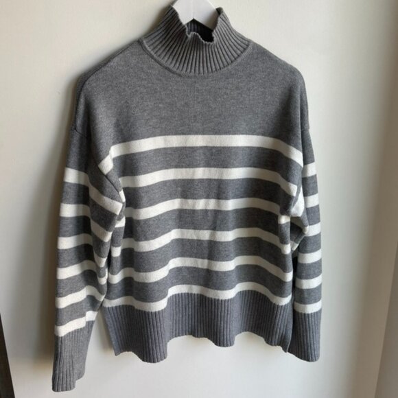 Zara Striped Knit Sweater - Picture 1 of 7